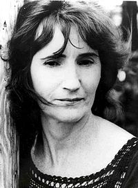 Hazel Dickens, a bluegrass singer-songwriter and labor activist. Hazel Dickens.jpg