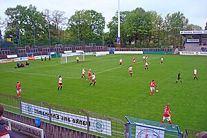 Heimspiel des FSV Gütersloh im Heidewaldstadion (Mai 2012)