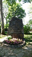 Monument to former mayor Heinrich Toppler, in the Castle garden (Burggarten)