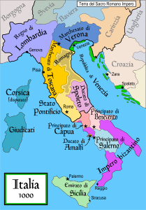 Principato di Salerno - Localizzazione