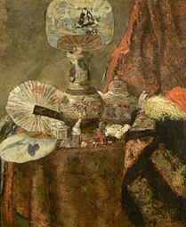 Still Life with Chinoiseries (1880), oil on canvas, 100 x 78 cm., Royal Museum of Fine Arts, Antwerp