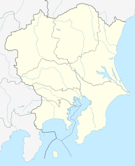 鷲子山上神社の位置（関東地方内）