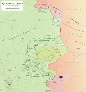 Mapa ofenzívy