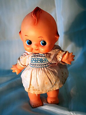 English: Kewpie doll.