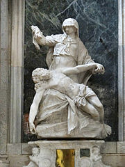 Джованни Мариа Морлайтер. «Оплакивание Христа». Церковь Святой Евфимии, Венеция.