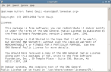 Editors like Leafpad, shown here, are often included with operating systems as a default helper application for opening text files. Leafpad-screenshot.png
