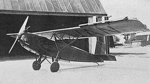 První prototyp Letov Š-39.1 (OK-WAN) s motorem Polaris (1932)