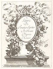 Livre de Toutes Sortes De Fleurs D'apres Nature (1670-80, Jacques Vauquer nach J.B. Monnoyer), Metropolitan Museum, New York