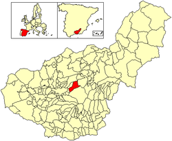 Location of Quéntar