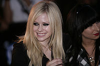 Lavigne 2007'de MuchMusic Ödül Törenindeyken