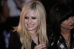 Avril en los MuchMusic Video Awards, en junio de 2007.