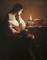 Georges de La Tour, Magdalene with the Smoking Flame, c. 1640, Los Angeles County Museum of Art
