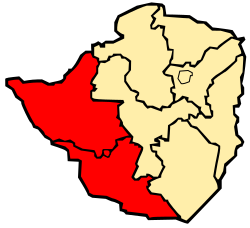 Matabeleland - Localizzazione