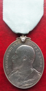 Militia Long Service Medal, obverse.png