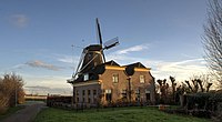 Mill De Zwaluw, Hasselt (Overijssel) - Early spring.