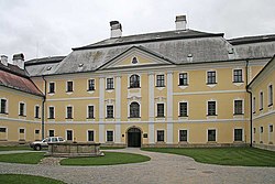 Castle courtyard