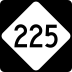 North Carolina Highway 225 marker