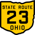 State Route 23 marker