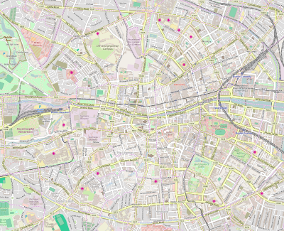 Kokapen mapa/Dublin erdigunea