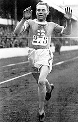 Hier gab es die erste von zwölf olympischen Medaillen für ihn: Silber für Paavo Nurmi