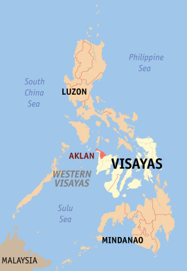 Aklan na Visayas Ocidentais Coordenadas : 11°40'N, 122°20'E
