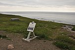 Overblijfselen van een radiotelegrafiestation van de Marconi Company te Point Amour