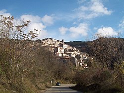 Skyline of Pozzaglia Sabina