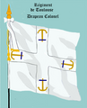 drapeau Colonel du régiment de Toulouse de 1684 à 1737