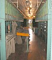 The interior of a railway post office at the National Railroad Museum, Green Bay, Wisconsin