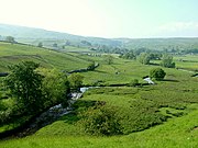 Rio Aire ao sul de Malham