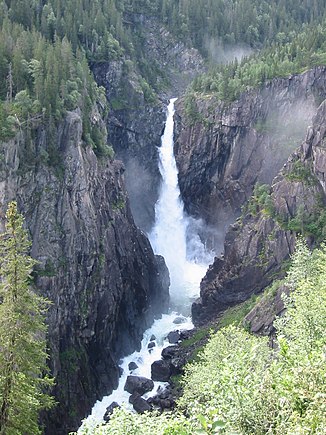 Der Rjukanfossen im Juli 2007