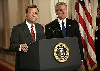 Roberts, Bush SCOTUS announcement.jpg