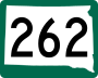 Highway 262 marker