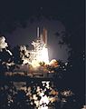 STS-101 launches from Kennedy Space Center, 19 May 2000.