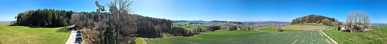 360° Panorama vom Jubla-Turm Sirnach