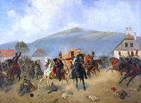 Кавалерийская стычка при подавлении Венгерского восстания.