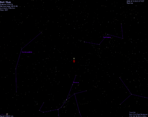 Looking toward Sol from Alpha Centauri in Celestia