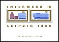 1965: Internationale Briefmarken­ausstel­lung der Messestädte INTERMESS III, Leipzig Block 23