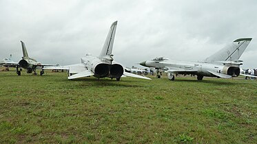 Deux Su-15 à l'institut de recherches en vol de Gromov.