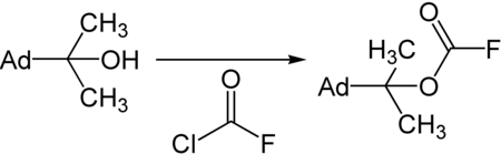 Synthese des ADPOC-Fluorids.