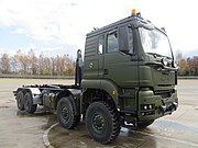 A TG MIL TGS (8x8), this example a Swedish Army trials vehicle