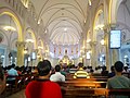 Messe dominicale à l'église.