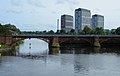 River Clyde and Waddell Court towers ('Hutchie B'), 2009
