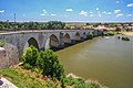 Puente sobre el río Duero a su paso por Tordesilla, Valladolid.
