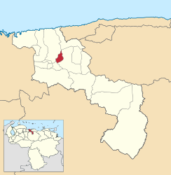 Bolívar – Mappa