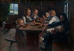 Supper at a Finnish farmhouse, 1892[13]