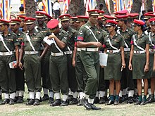 Sri Lanka Military Police for Buddha's Birthday in Jaffna, Sri Lanka 14 May 2014 Vesak Parade, Jaffna.jpg