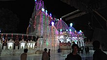 Photo shows Viratra Mata temple's