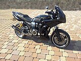 Yamaha XJR 1300 RP02, Bj. 2001 mit 150.000 km nach Umbau der neben gezeigten mit MAB-Anlage