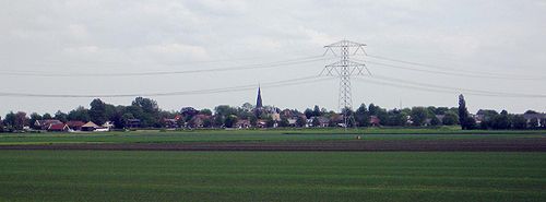 Zevenhuizen gezien vanaf de Molenviergang